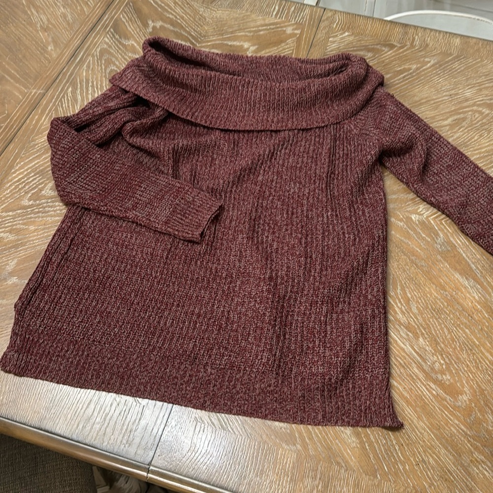 Say What Maroon Sweater, XL